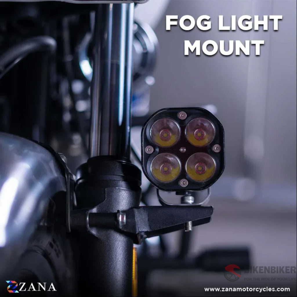 Fog Light Mount For Honda Cb350 - Zana Auxiliary Lights Mounts