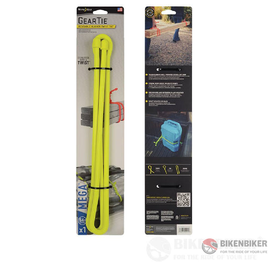 Gear Tie - Mega Twist Neon Yellow Tools