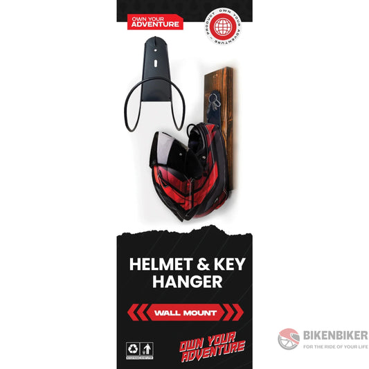 Helmet & Key Wall Hanger Hanger