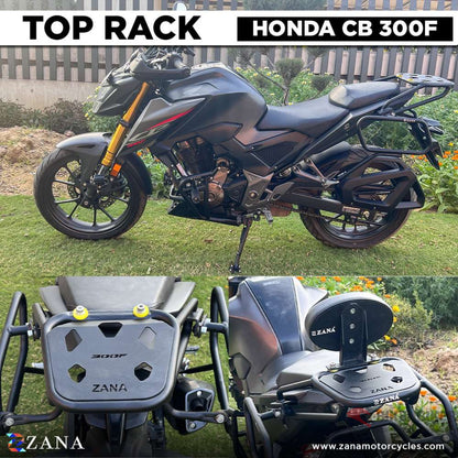 Honda Cb 300F Top Rack With Plate W-1 - Zana Rear Racks