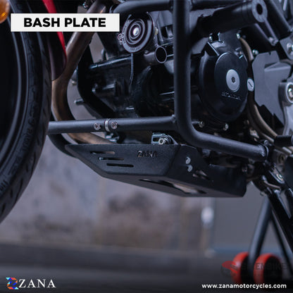 Honda Cb 300R Bash Plate (Aluminium)- Zana Backrest