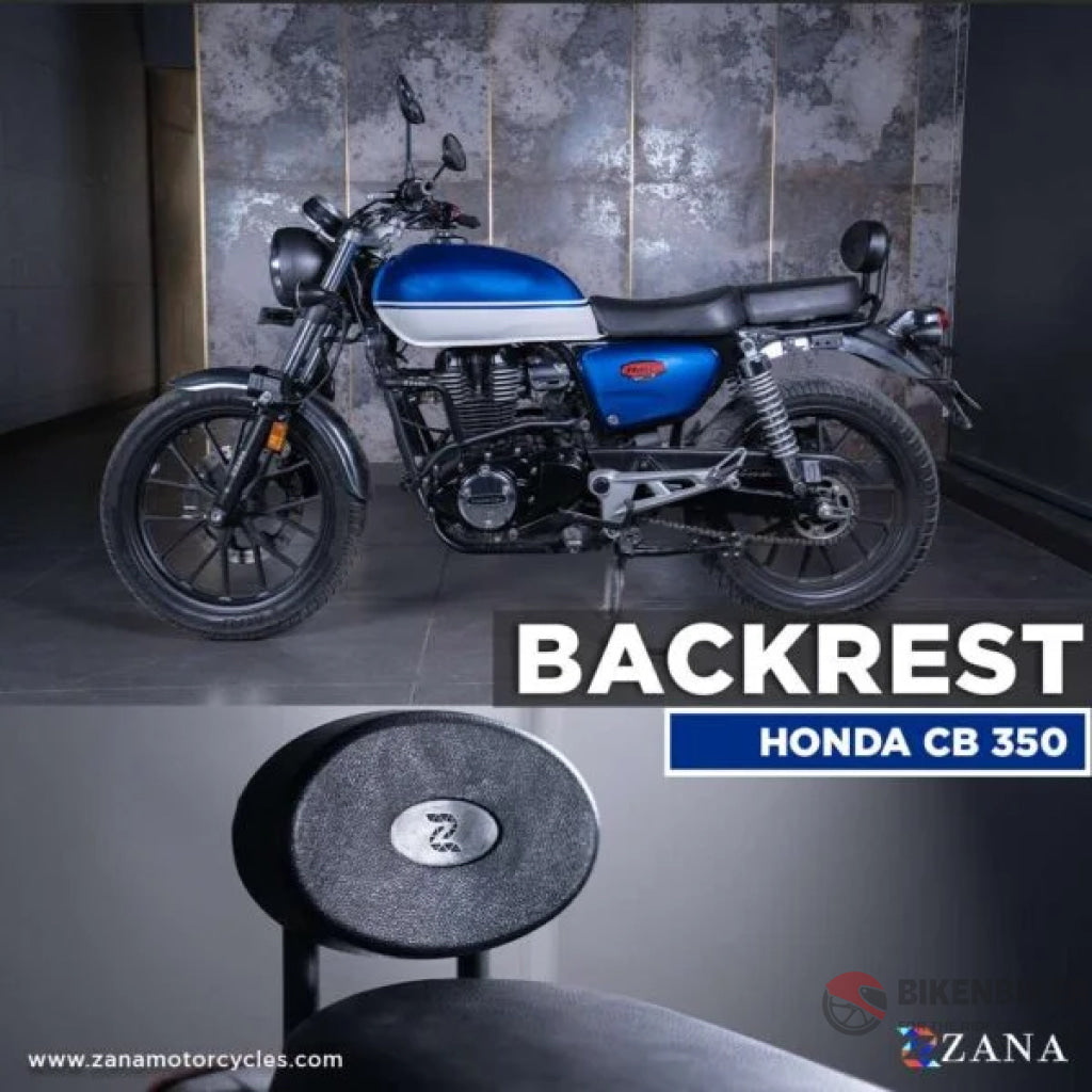 Honda Cb350 New Backrest Split Seat/Single Seat Version 2- Zana