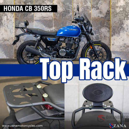 Honda Cb350 Rs Top Rack With Plate - Zana