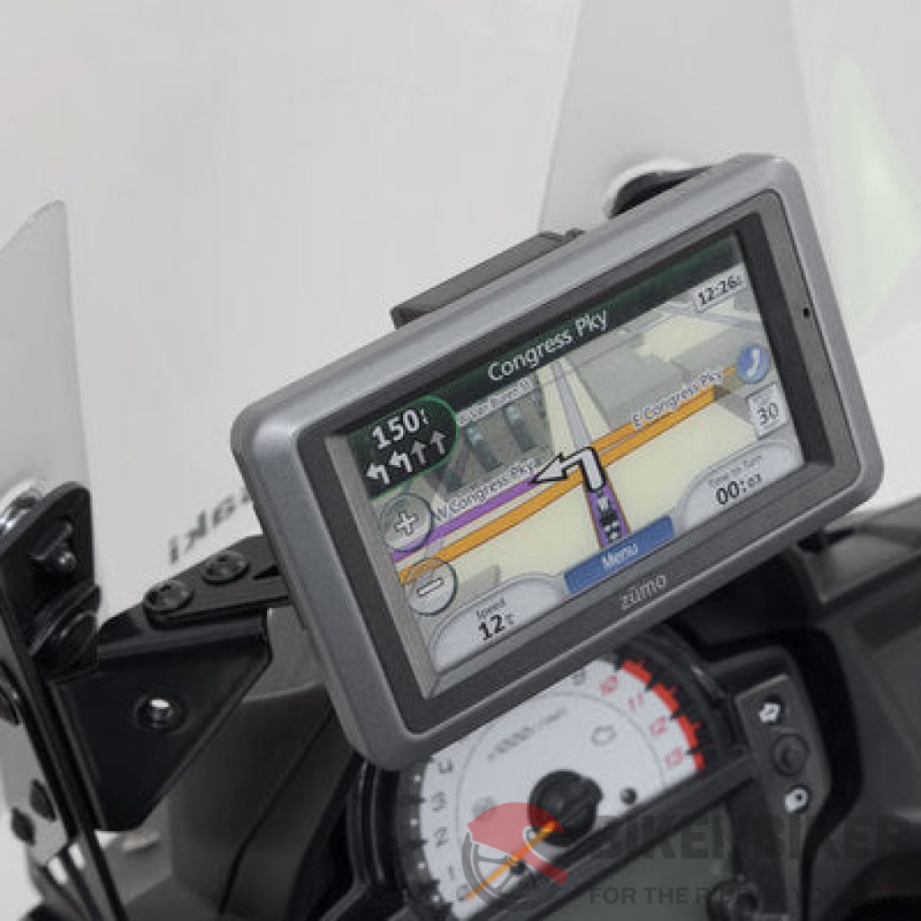 Kawasaki Versys 650 Ergonomics - Shock Absorbent Quick-Lock Gps Mount Sw-Motech