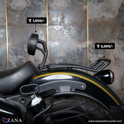 Luggage Rack Compatible With Backrest For Super Meteor 650 - Zana Rear Racks