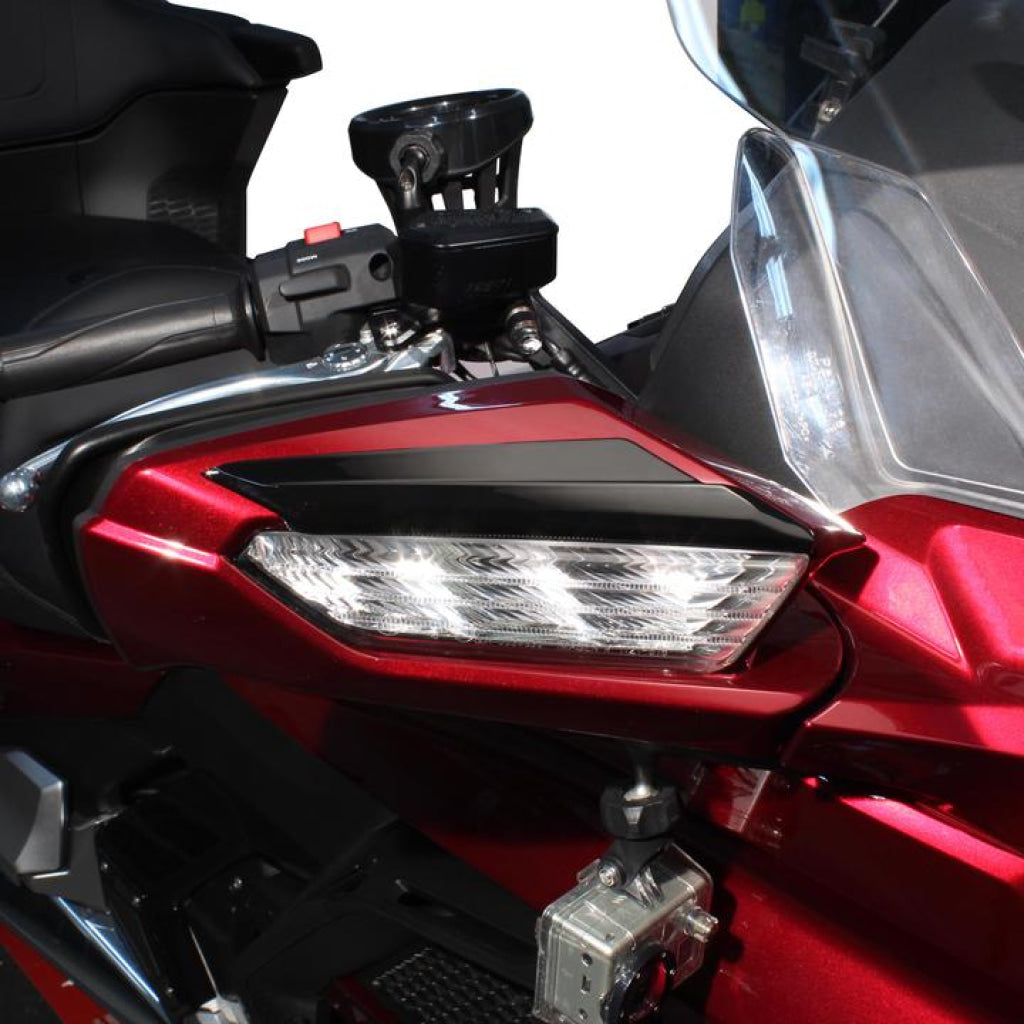 Mirror Accents - Honda Goldwing Ciro Goldstrike Black Accessories