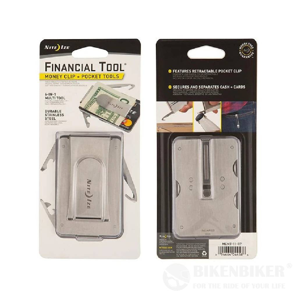 Money Clip With Tools - Nite Ize Financial Tool + Pocket