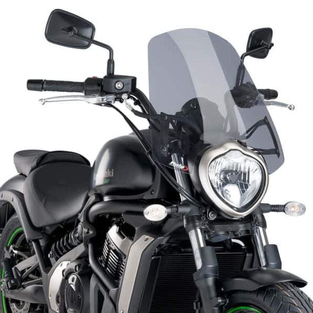 Naked New Generation Touring Windshield For Kawasaki Vulcan S - Puig Windscreen