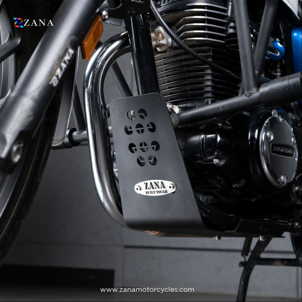 New Bash Plate Aluminum For Cb350 H’ness- Zana