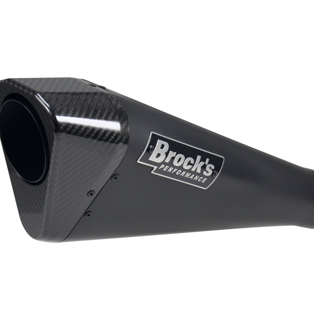 Penta - Carbon Full System 15’ Muffler (Black) Hayabusa (99 - 20) - Brock’s Performance Exhaust