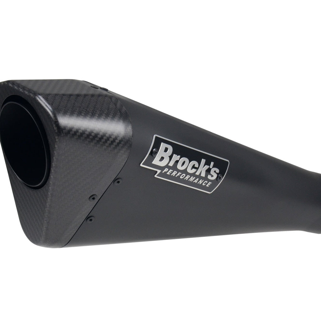 Penta - Carbon Muffler 15’ (Black) Hayabusa (99 - 20) - Brock’s Performance Matte / 5.5 Inch