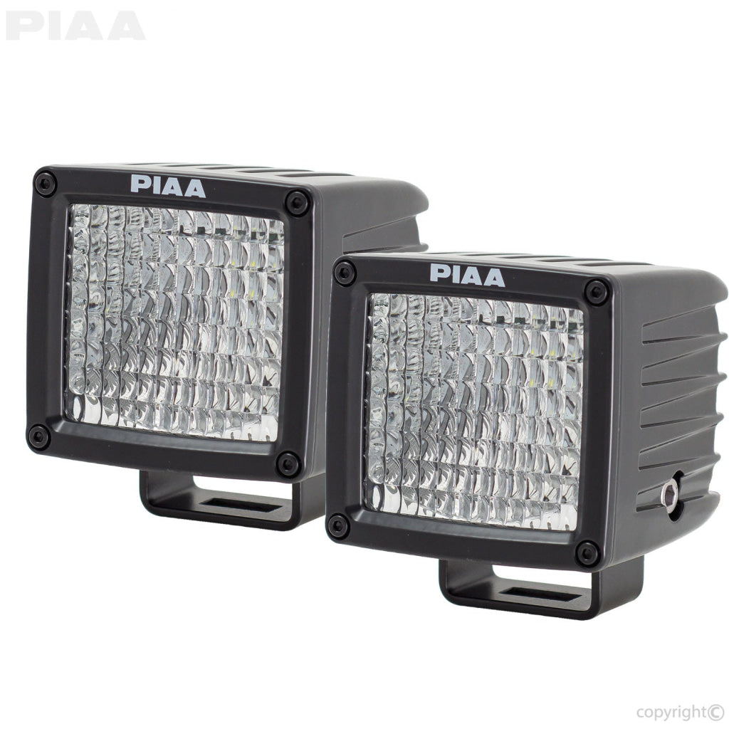 PIAA RF3 Cube White LED Driving Beam Kit - Bike 'N' Biker