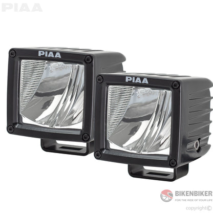 PIAA RF3 Cube White LED Driving Beam Kit - Bike 'N' Biker