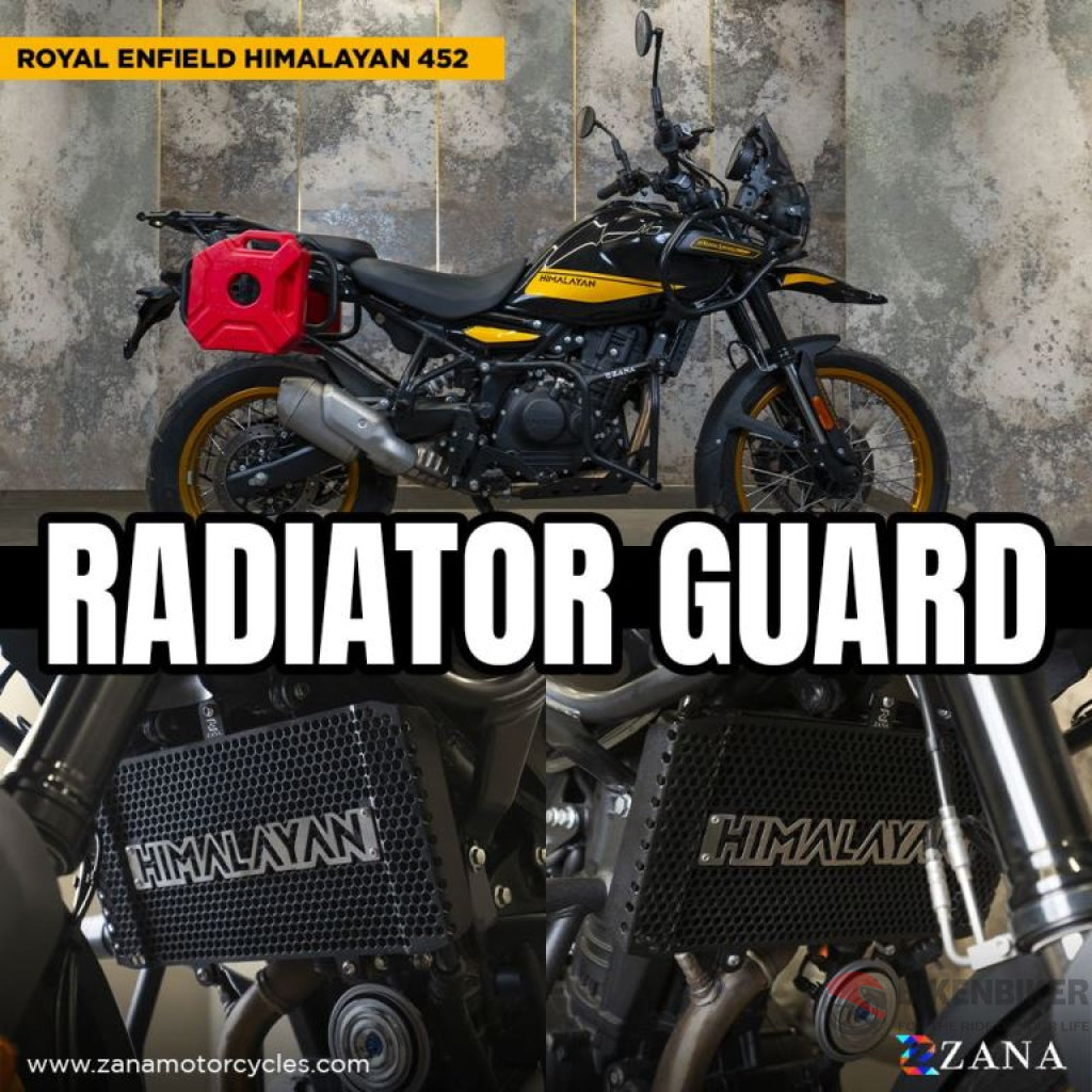 Radiator Guard Black With Himalayan Logo For 452 - Zana