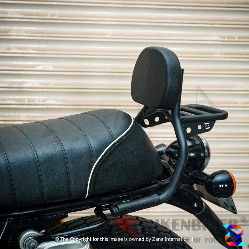 Re Continental Gt650 & Interceptor 650 Backrest With Parcel Shelf - Zana