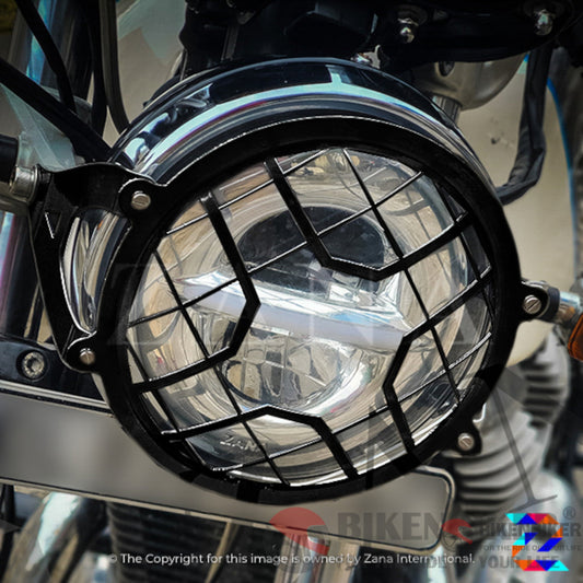 Head Light Grill Type 4A Re Interceptor / Continental Himalayan - Zana Black Protection