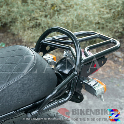 Zana Top Rack Without Plate For Re 650 (Black) Rear Racks