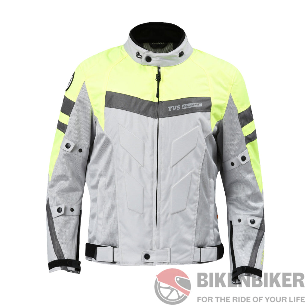 TVS Racing Challenger 3-Layer Red Riding Jacket | Buy online in India