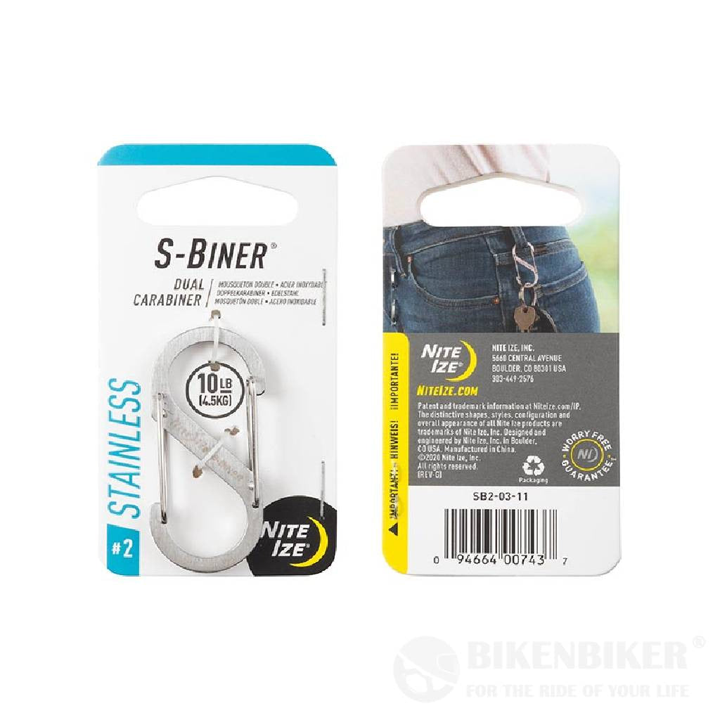 S-Biner® Ss Dual Carabiner - Nite Ize Tools