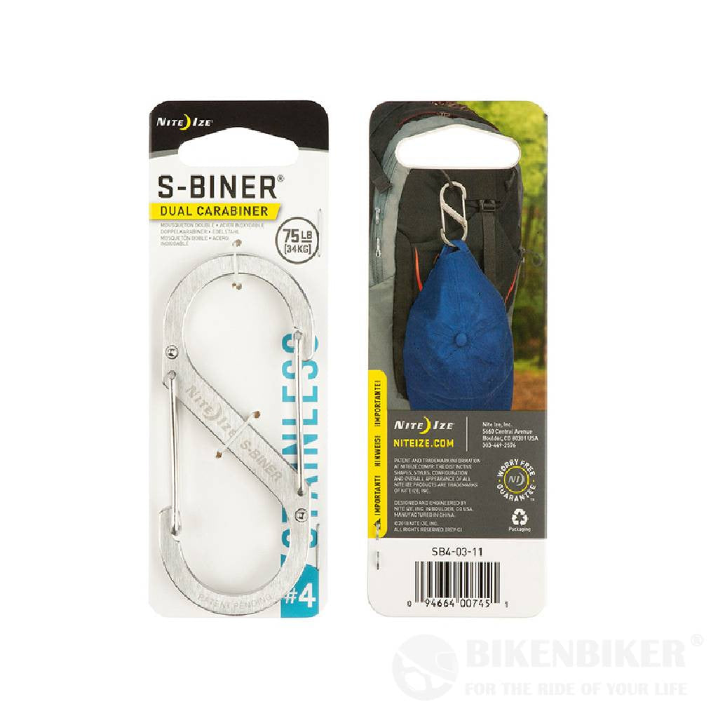 S-Biner® Ss Dual Carabiner - Nite Ize Tools