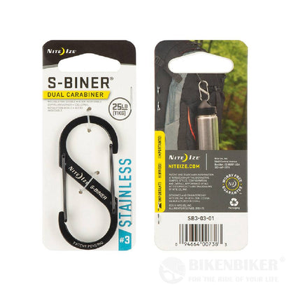 S-Biner® Ss Dual Carabiner - Nite Ize Tools