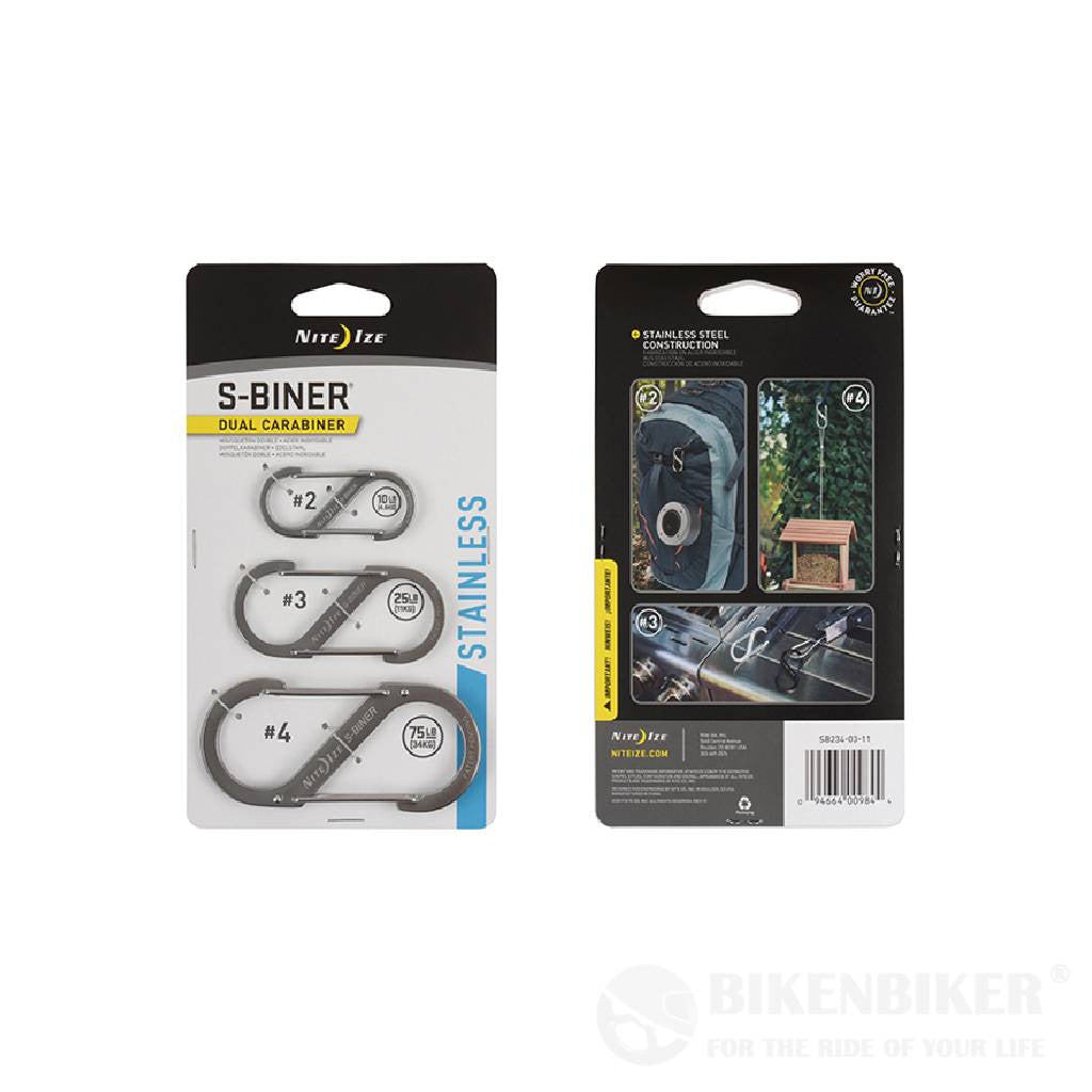 S-Biner® Ss Dual Carabiner - Nite Ize Tools