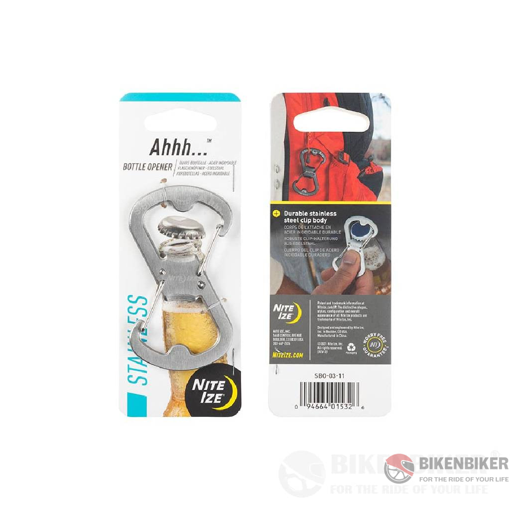 S-Biner With Bottle Opener - Nite Ize Stainlesssteel Tools