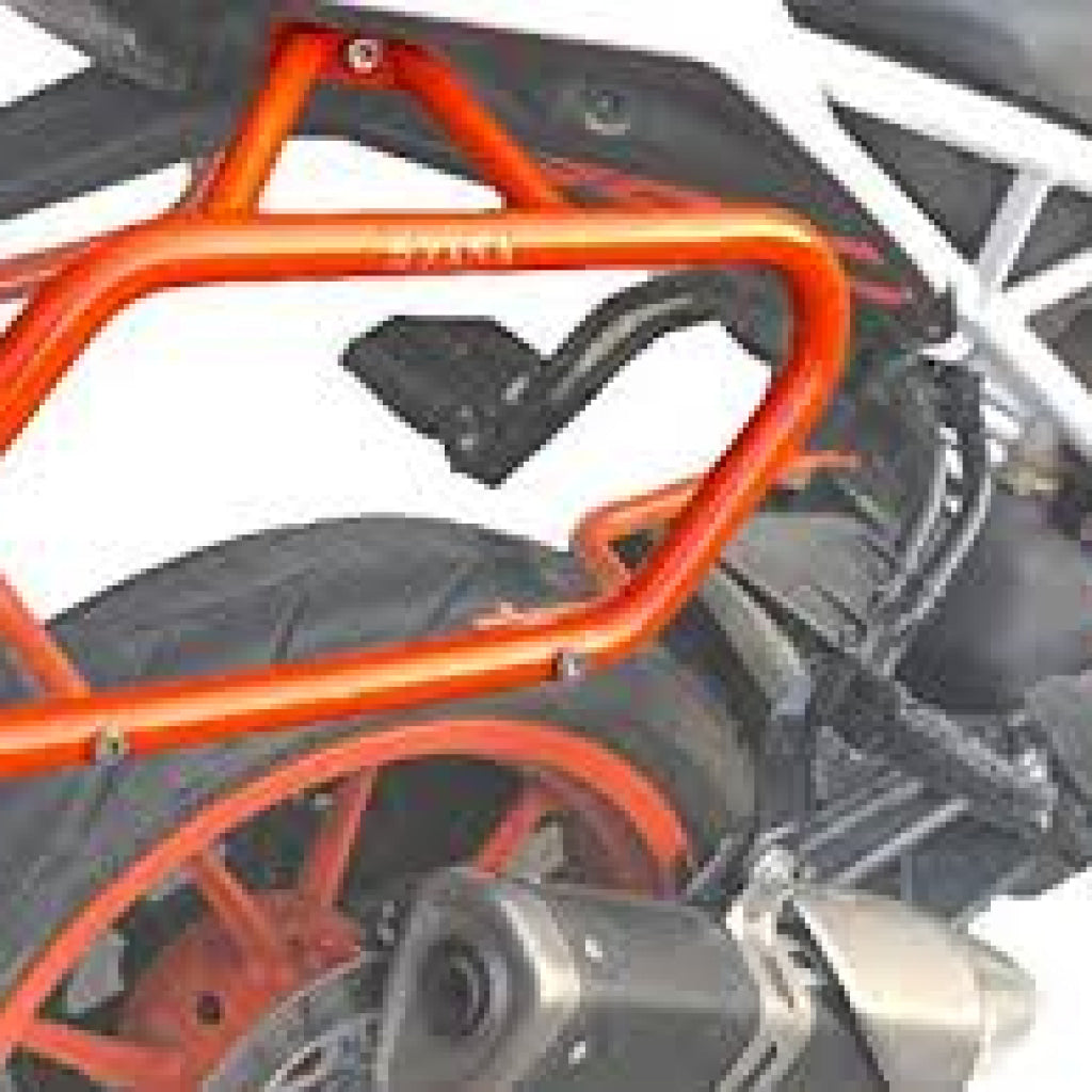 Zana Ktm Duke 250 / 390 Saddle Stays (2019+) Orange Rear Racks