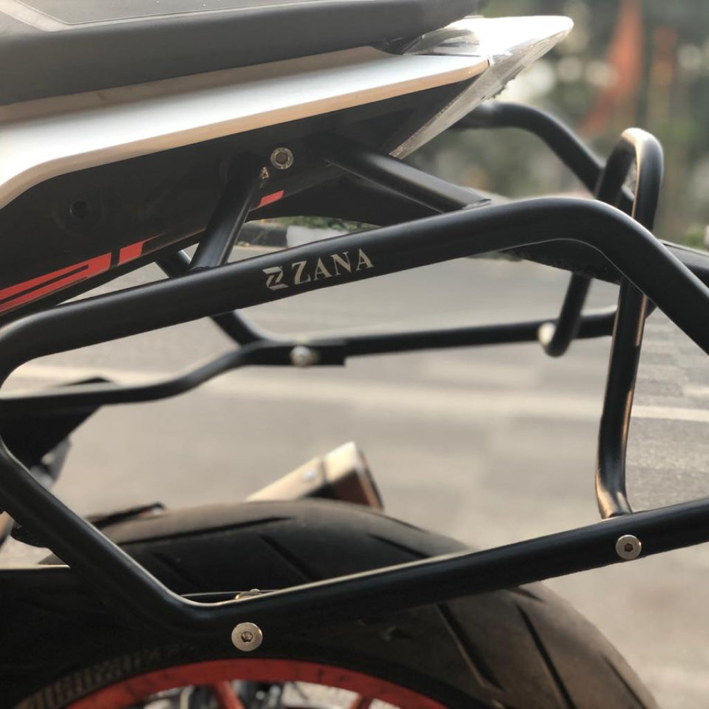 Zana Ktm Duke 250 / 390 Saddle Stays (2019+) Black Rear Racks