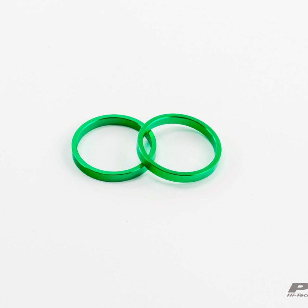 Short Bar Ends W/ Rim - Kawasaki Ninja 1000 Sx Puig Green Bar Ends