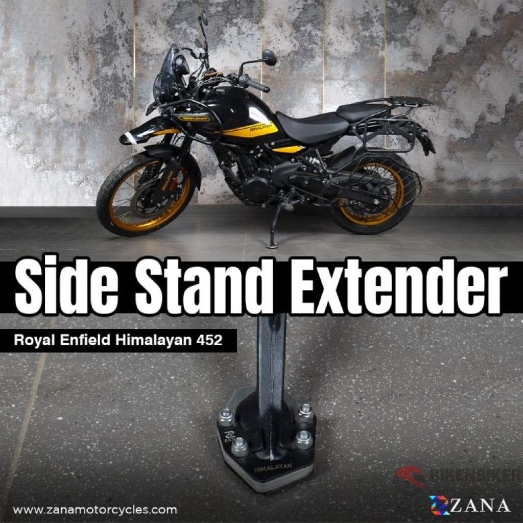 Side Stand Extender Aluminium & Stainless Steel For Himalayan 452-Zana