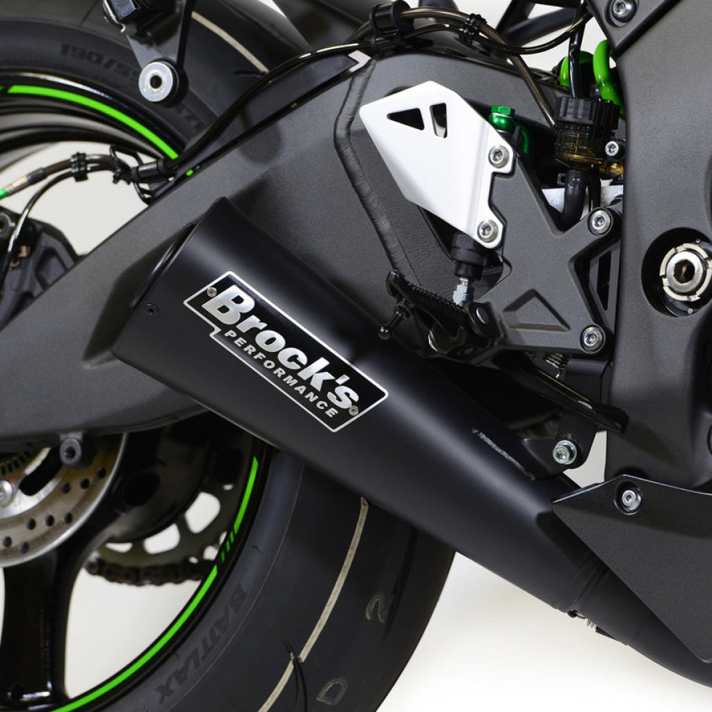 Single Alien Head Slip - On (3/4 System) Black Zx - 10R (16 - 20) - Brock’s Performance Exhaust