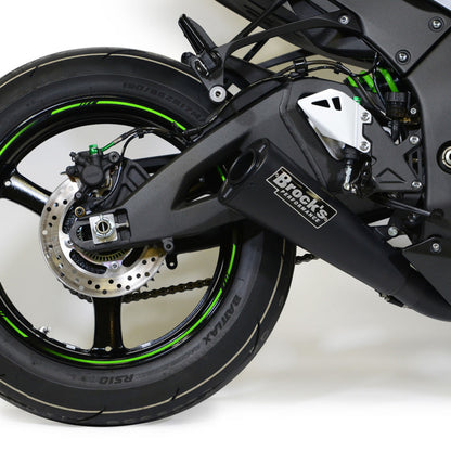 Single Alien Head Slip - On (3/4 System) Black Zx - 10R (16 - 20) - Brock’s Performance Exhaust