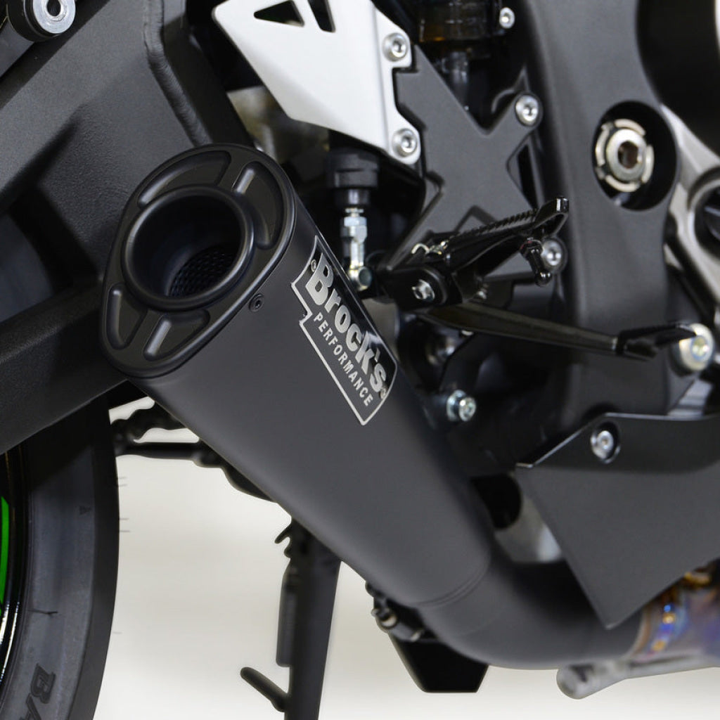 Single Alien Head Slip - On (3/4 System) Black Zx - 10R (16 - 20) - Brock’s Performance Exhaust