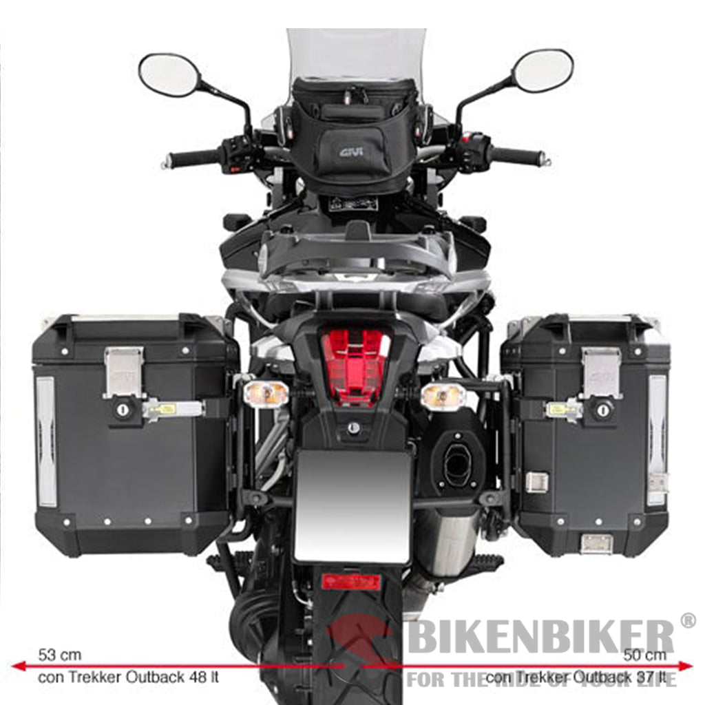 Specific Pannier Holder For Trekker Outback Monokey® Side Cases Triumph Tiger 1200 - Givi Carrier