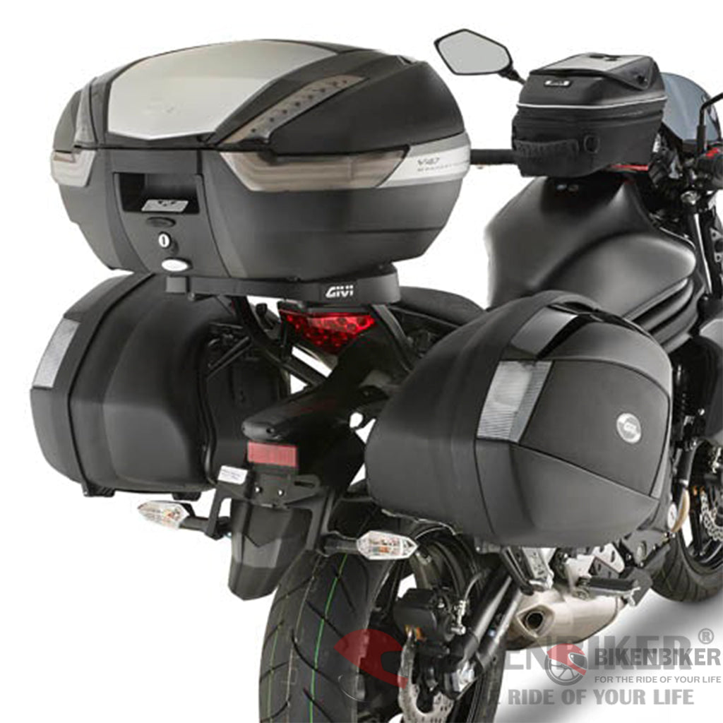 Specific Pannier Holder For V35 V37 Monokey® Side Cases Kawasaki Er-6N (2012-16) - Givi Carrier