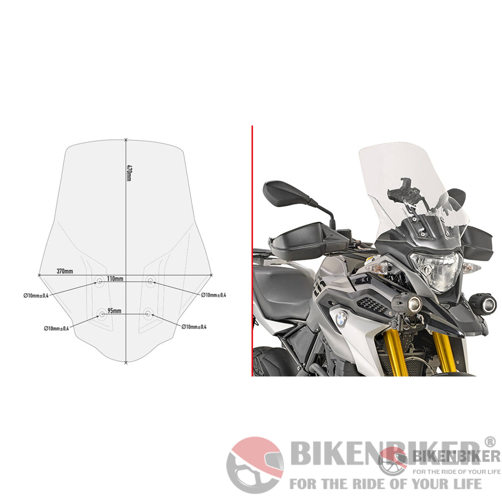 Bmw 310 gs deals windscreen