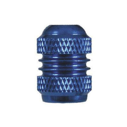 Standard Tyre Valve Cap Set - Wunderlich Blue Accessories