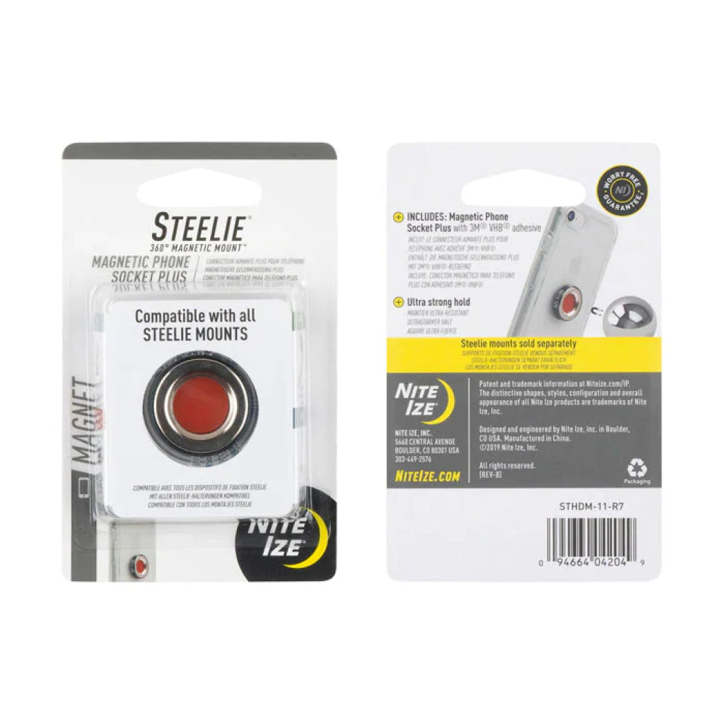 Steelie Holder Magnetic Socket ’Plus’ - Nite Ize Mounts