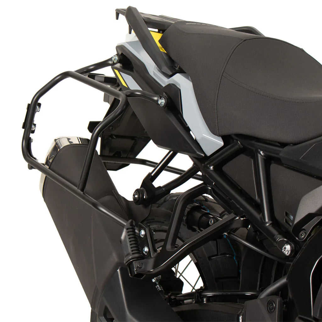 Suzuki V-Strom 800 De Sidecase Carrier - Cutout Series With Xplorer Short Screen