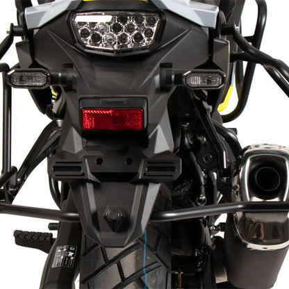 Suzuki V-Strom 800 De Sidecase Carrier - Cutout Series With Xplorer Short Screen