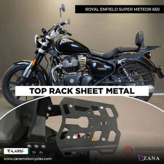 Top Rack Sheet Metal With Pillion Backrest For Super Meteor 650 - Zi-8321B