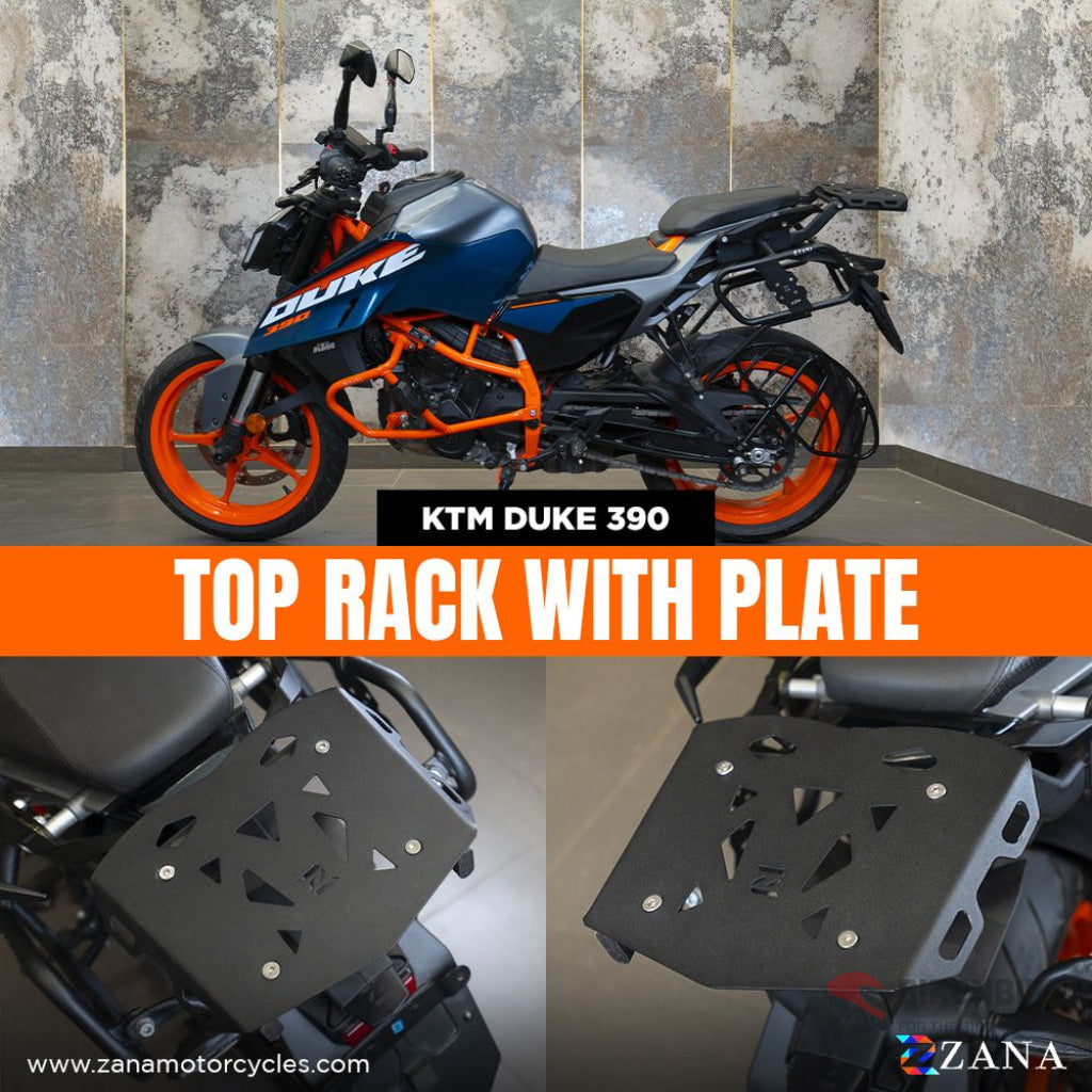 Top Rack With Ms Plate For Ktm Duke 390/250/200/390 Gen 3