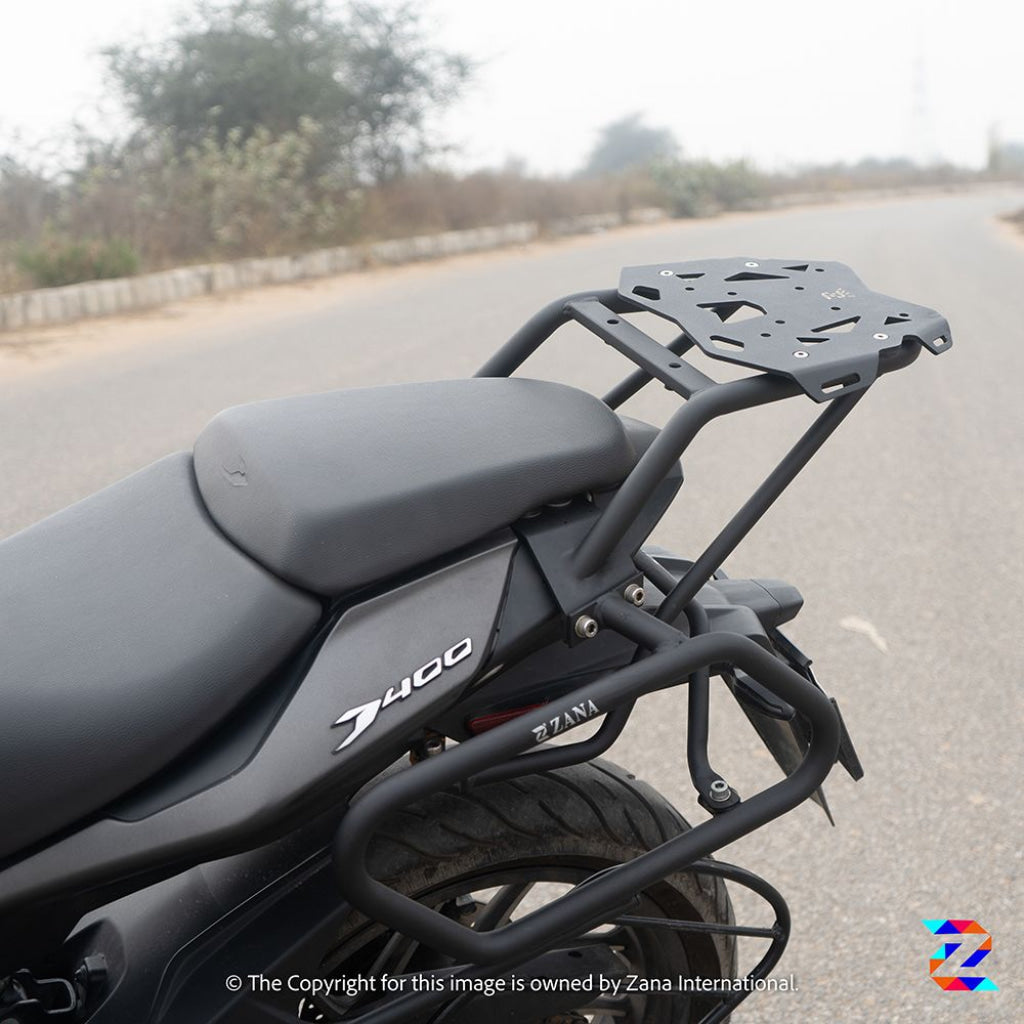 Bajaj Dominar 250/400 Top Rack With New Plate (Compatible Backrest) - Zana