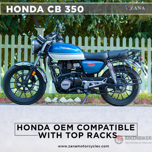 Top Rack With Plate New W-1 Cb350 H’ness Honda Split Seat/Single Seat Version - Zana