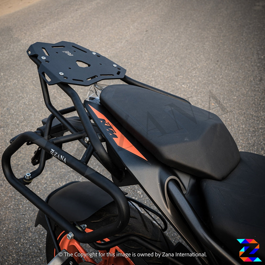 Top Rack With Plate T-2 Black Duke 250/390 (2019-2022) - Zana Sidestand Enlargement