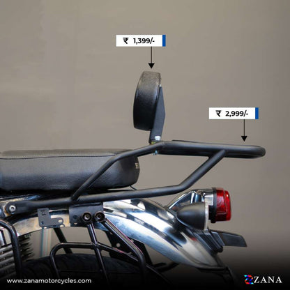 Top Rack With Plate W-1 Honda Cb350 H’ness Split/Single Seat Version-2 - Zana