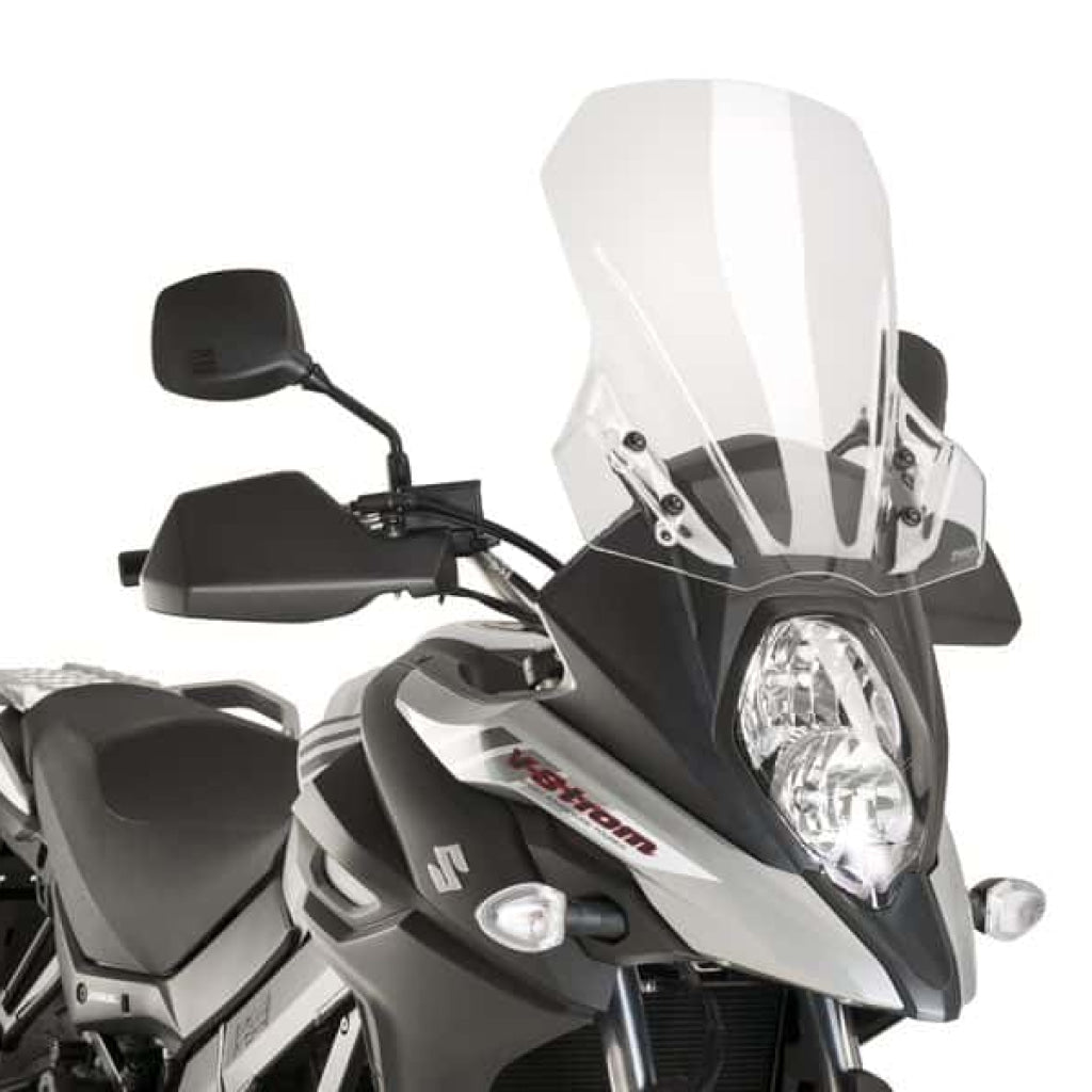 Touring Screen For Suzuki V-Strom 650 Xt - Puig Clear Windscreen