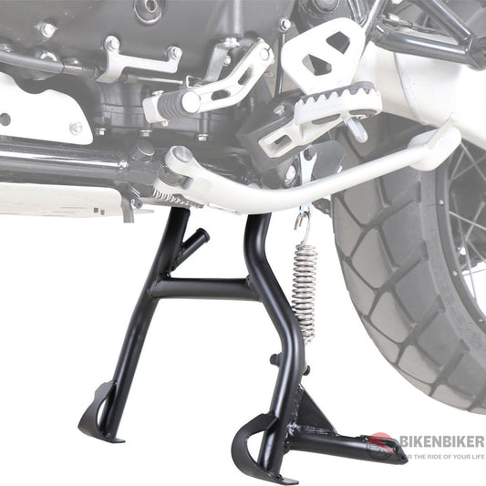 Triumph Scrambler 1200 Ergonomics - Centre Stand Hepco & Becker Center