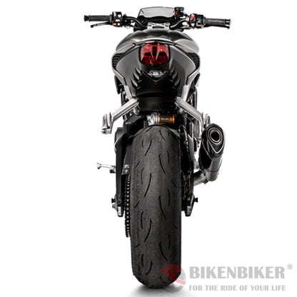 Triumph Street Triple 765 S / R Rs 2017 - 2019 - Slip - On Line (Carbon) Akrapovič Exhaust Full